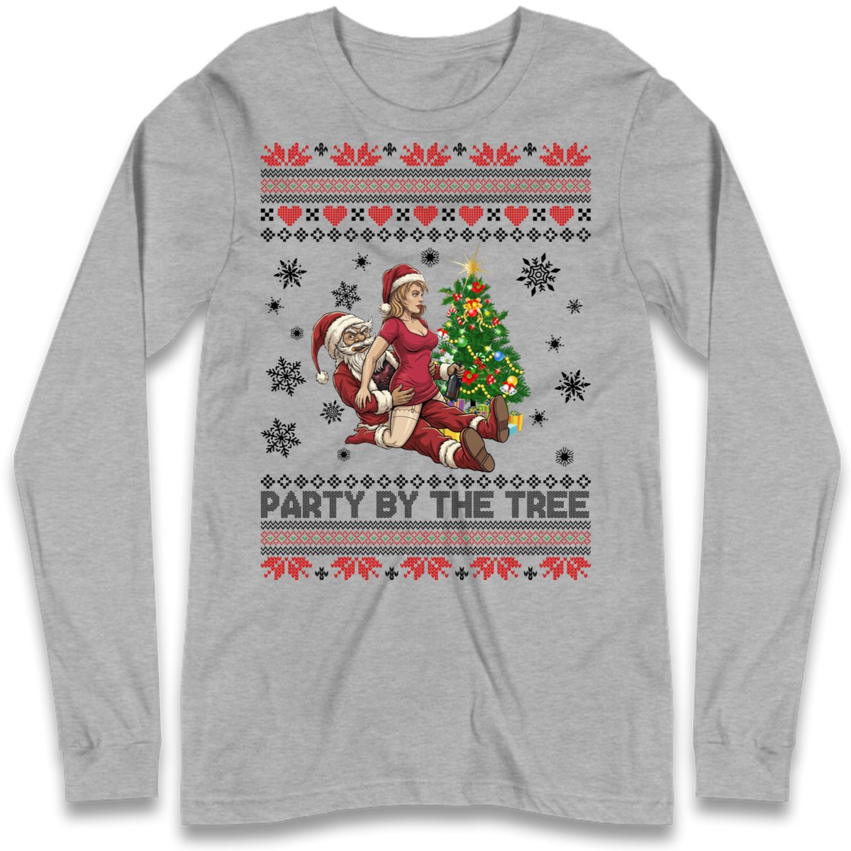 Tree Party Design Long Sleeve T-Shirt