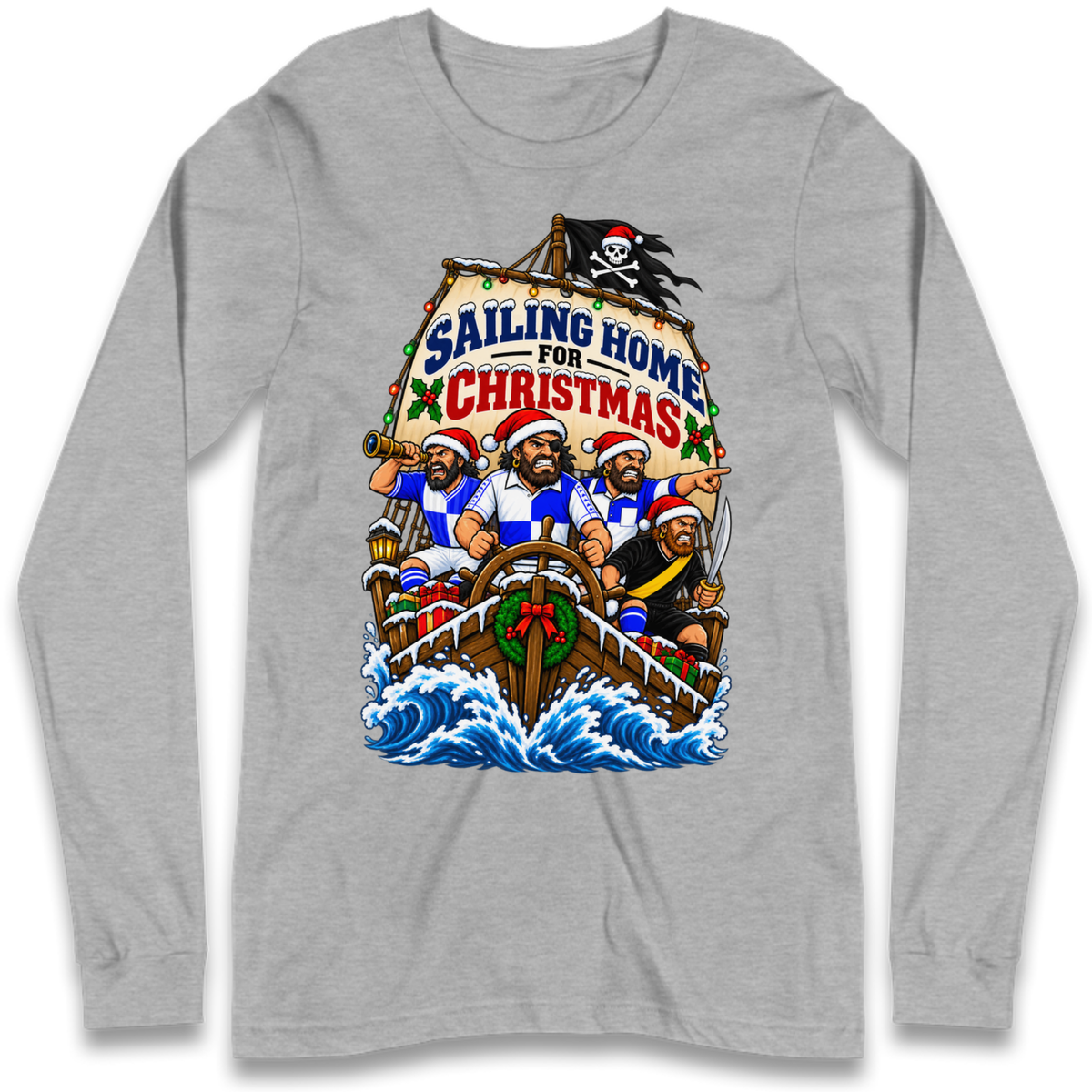 Bristol Rovers Christmas Long Sleeve T-Shirt