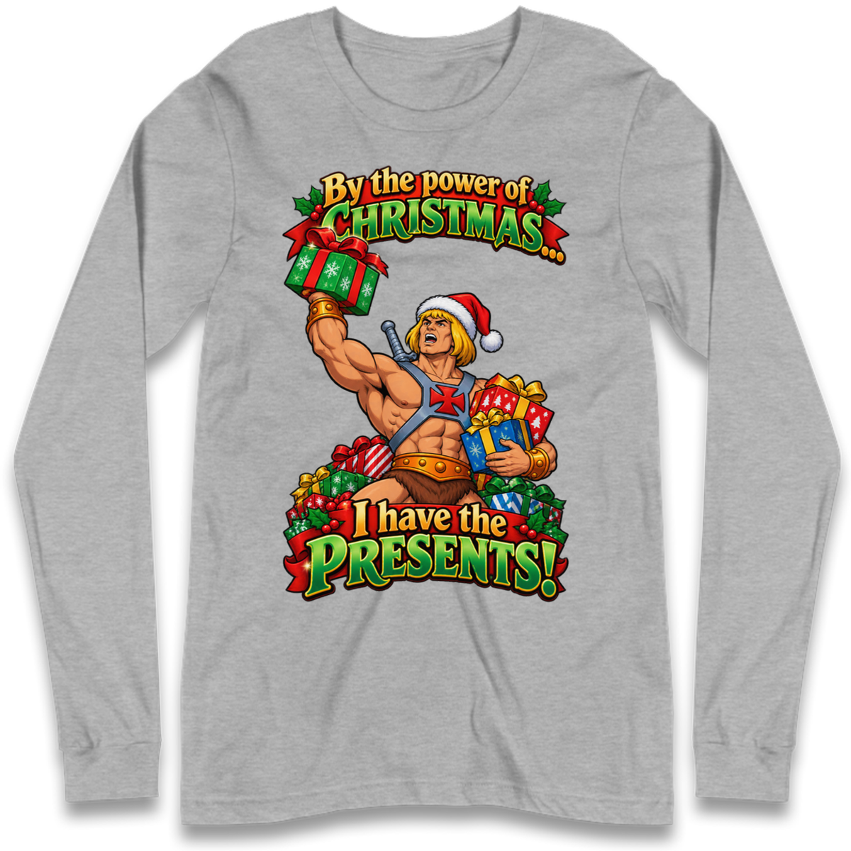 He Man Christmas Long Sleeve T-Shirt