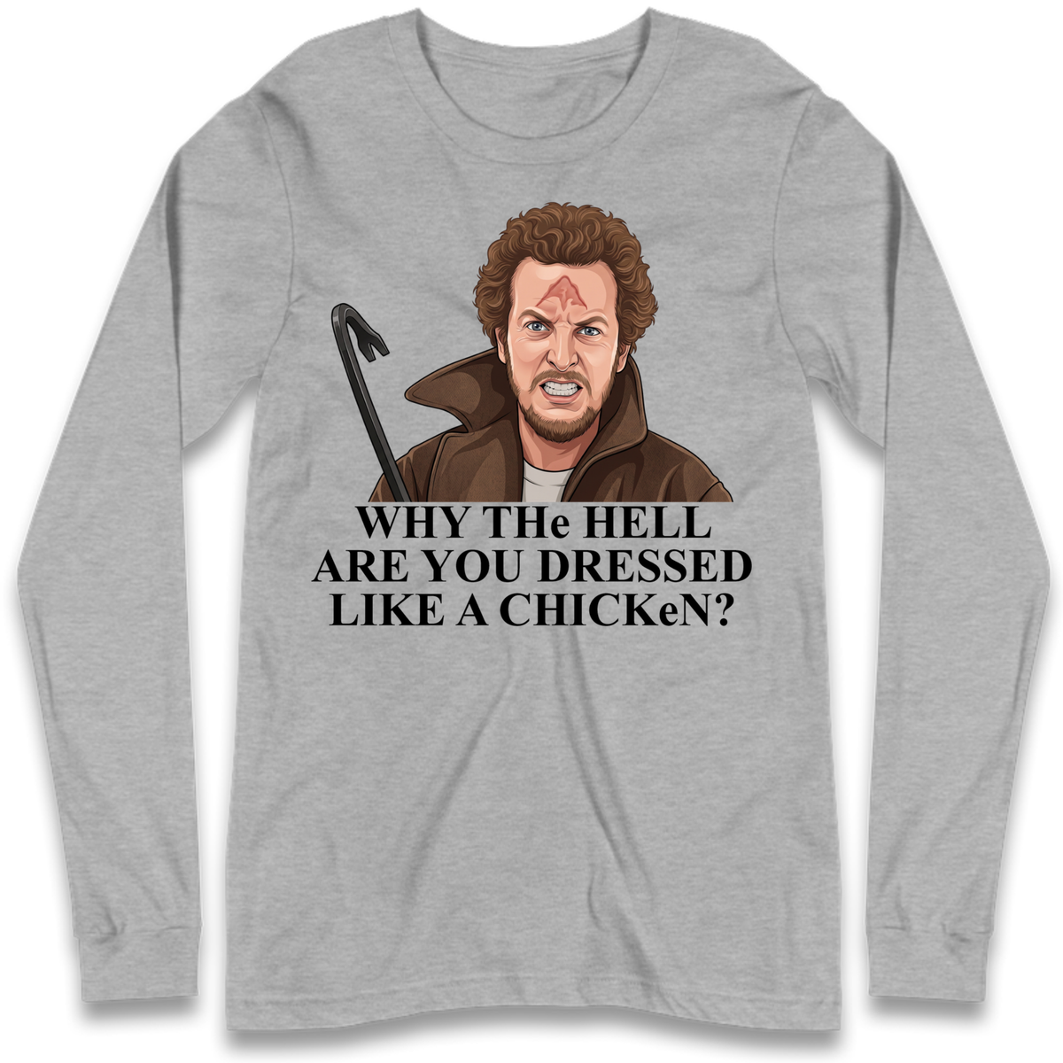 Chicken Funny Christmas Long Sleeve T-Shirt