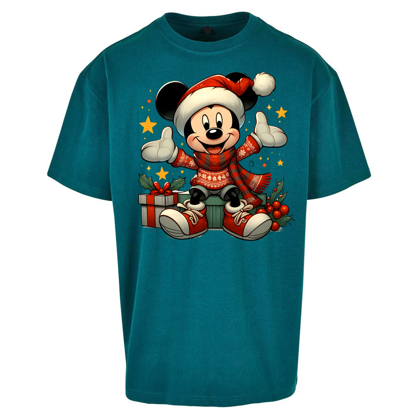 Micky Mouse Christmas Oversized T Shirts