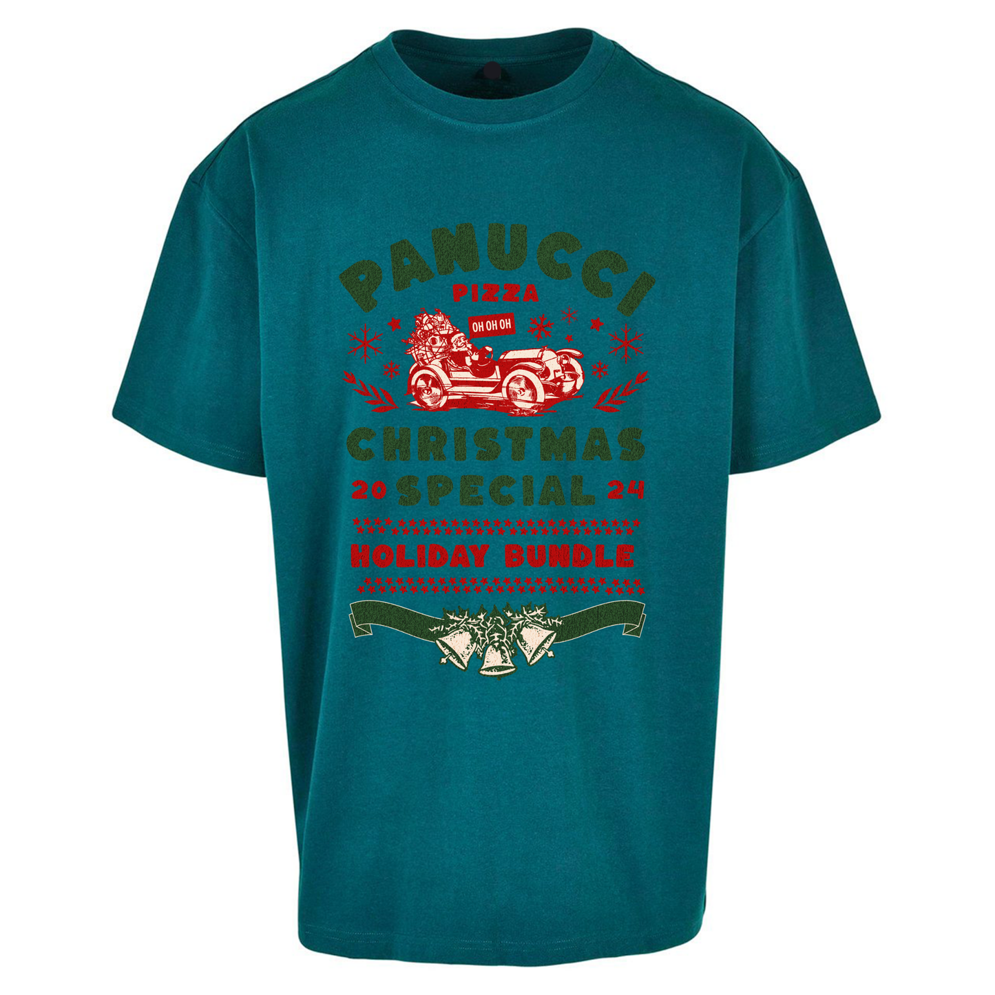 Panucci Pizza Christmas Special Christmas Oversized T Shirts