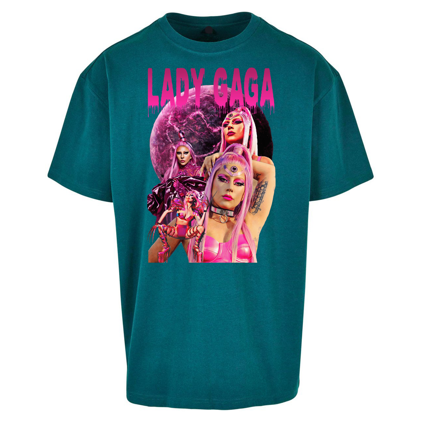 Lady GaGa Pink Oversized T Shirts