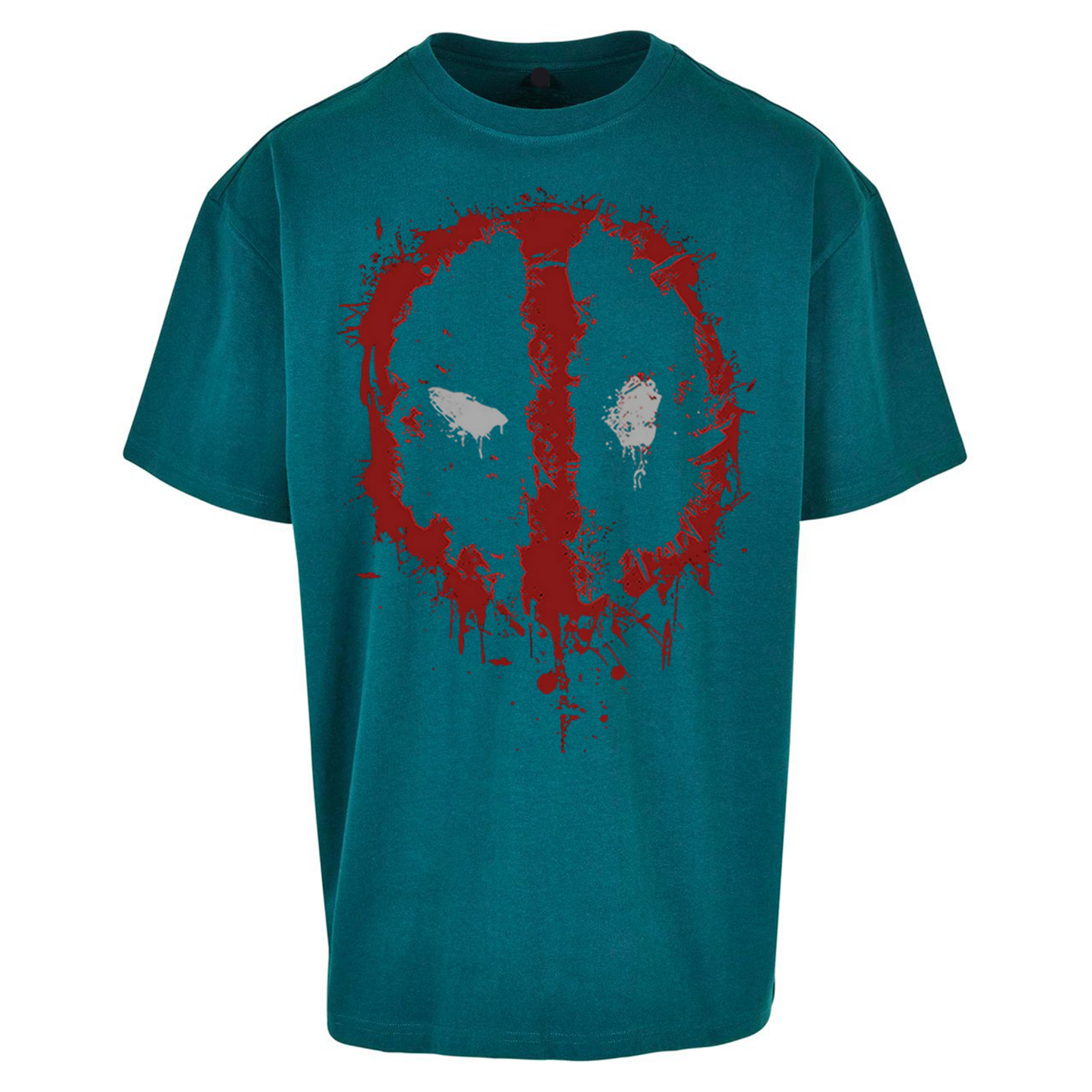 Marvel Deadpool Splatter Icon Oversized T Shirts