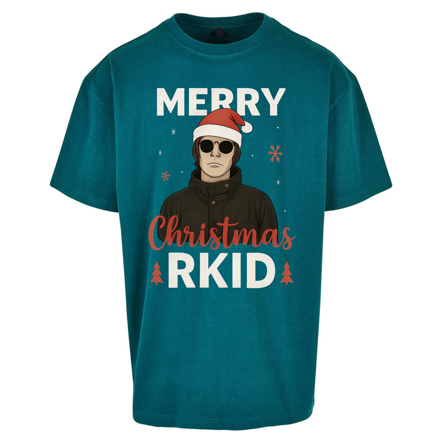 Merry Christmas RKID Oversized T Shirts