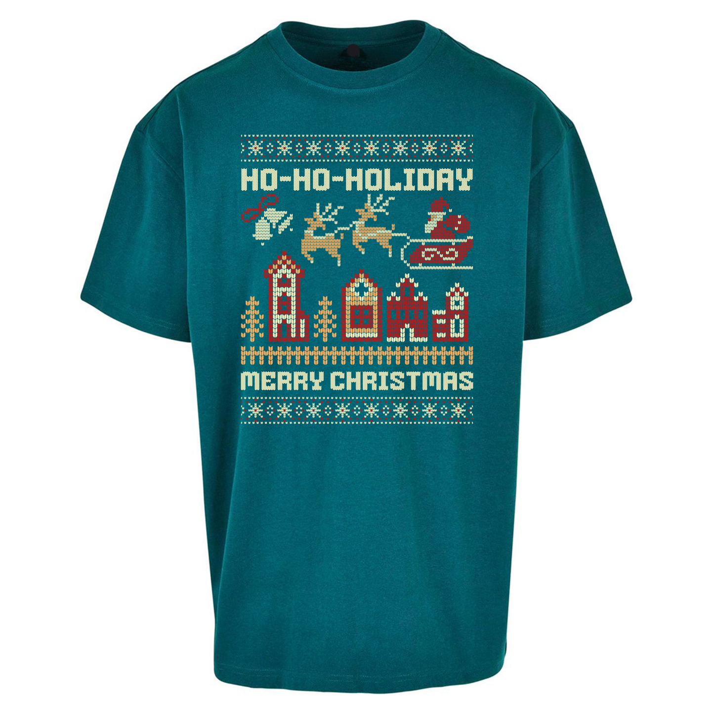 Have Yourself a HO HO HOLIDAY Christmas Oversized T Shirts