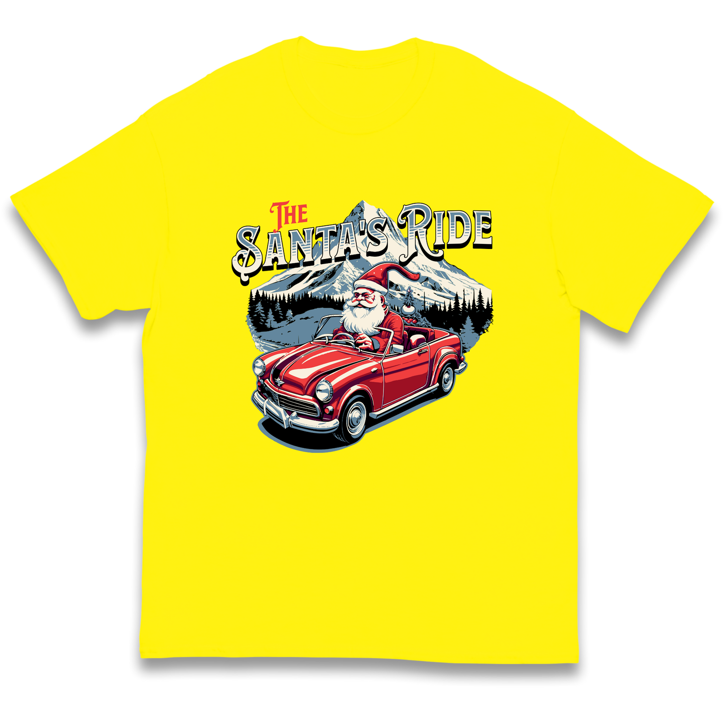The Santas Ride Christmas kids t shirt