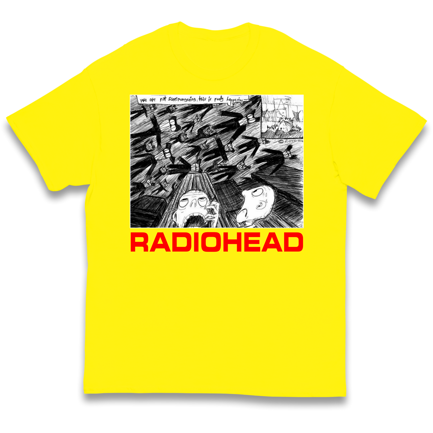 Radiohead We Are Not Screaming kids t shirt