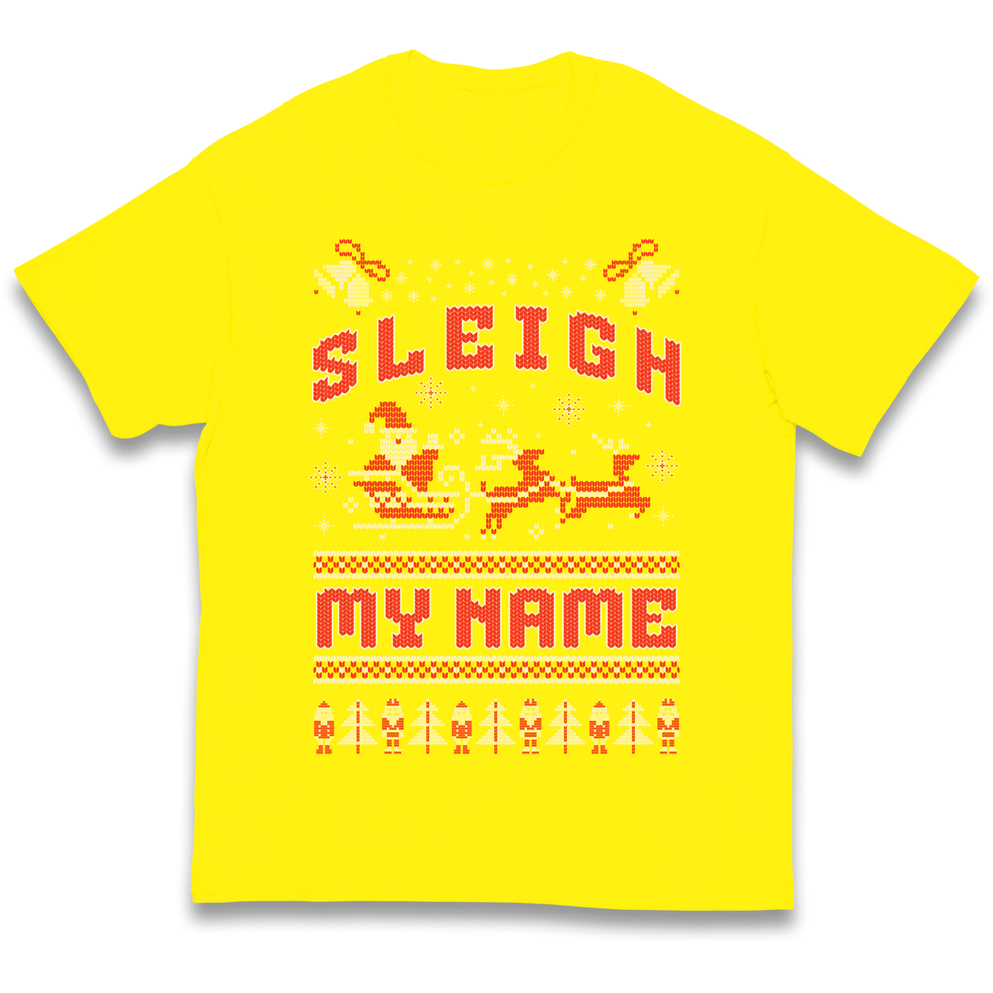 Sleigh My Name Christmas kids t shirt