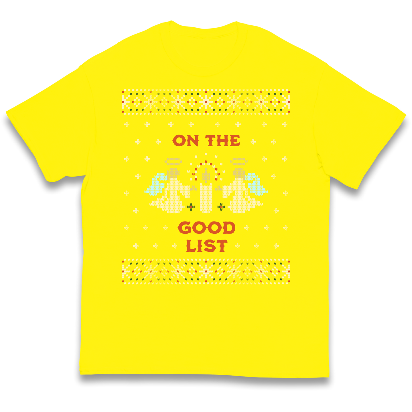 On The Good List Christmas kids t shirt