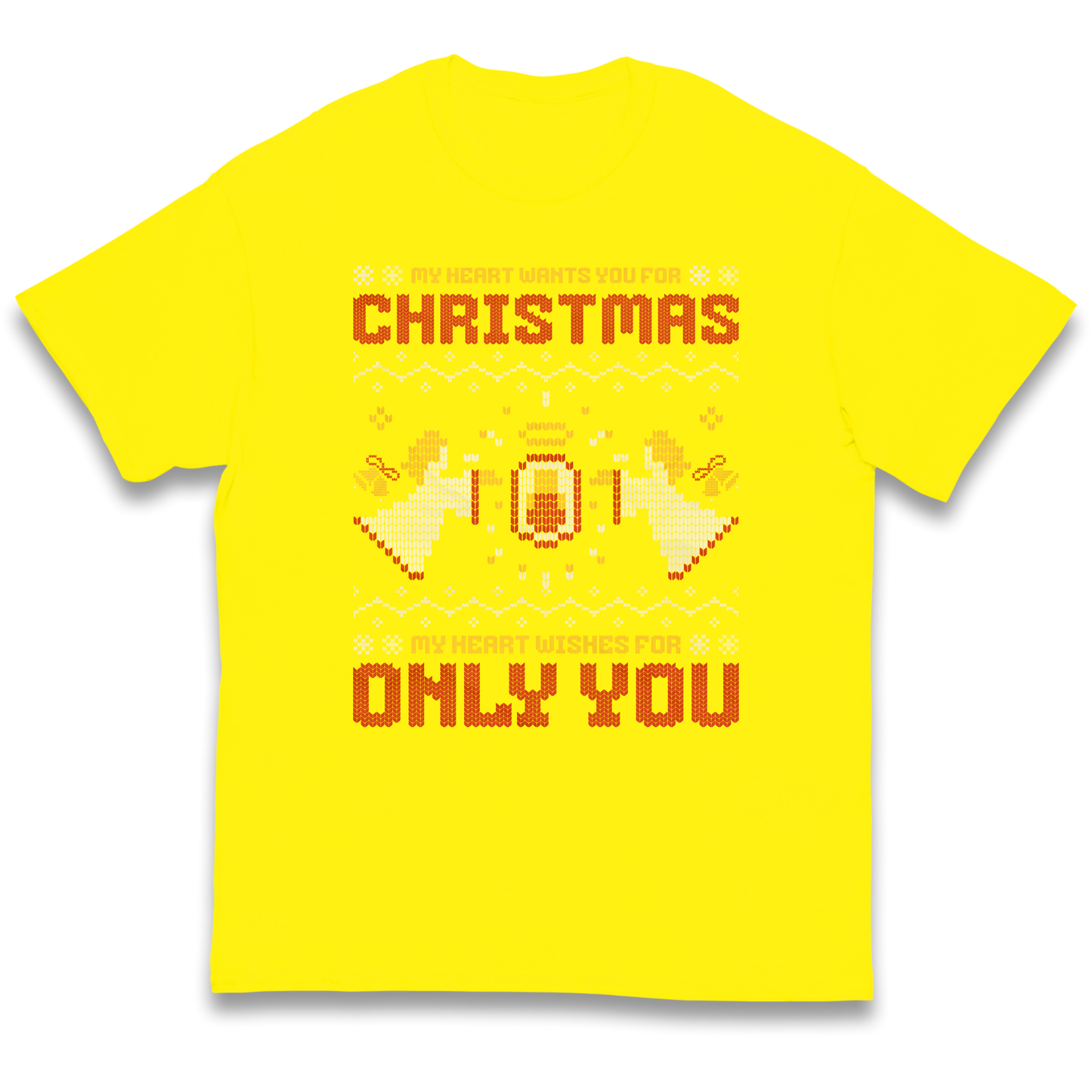 My Heart Wants You For Christmas Only You Christmas kids t shirt