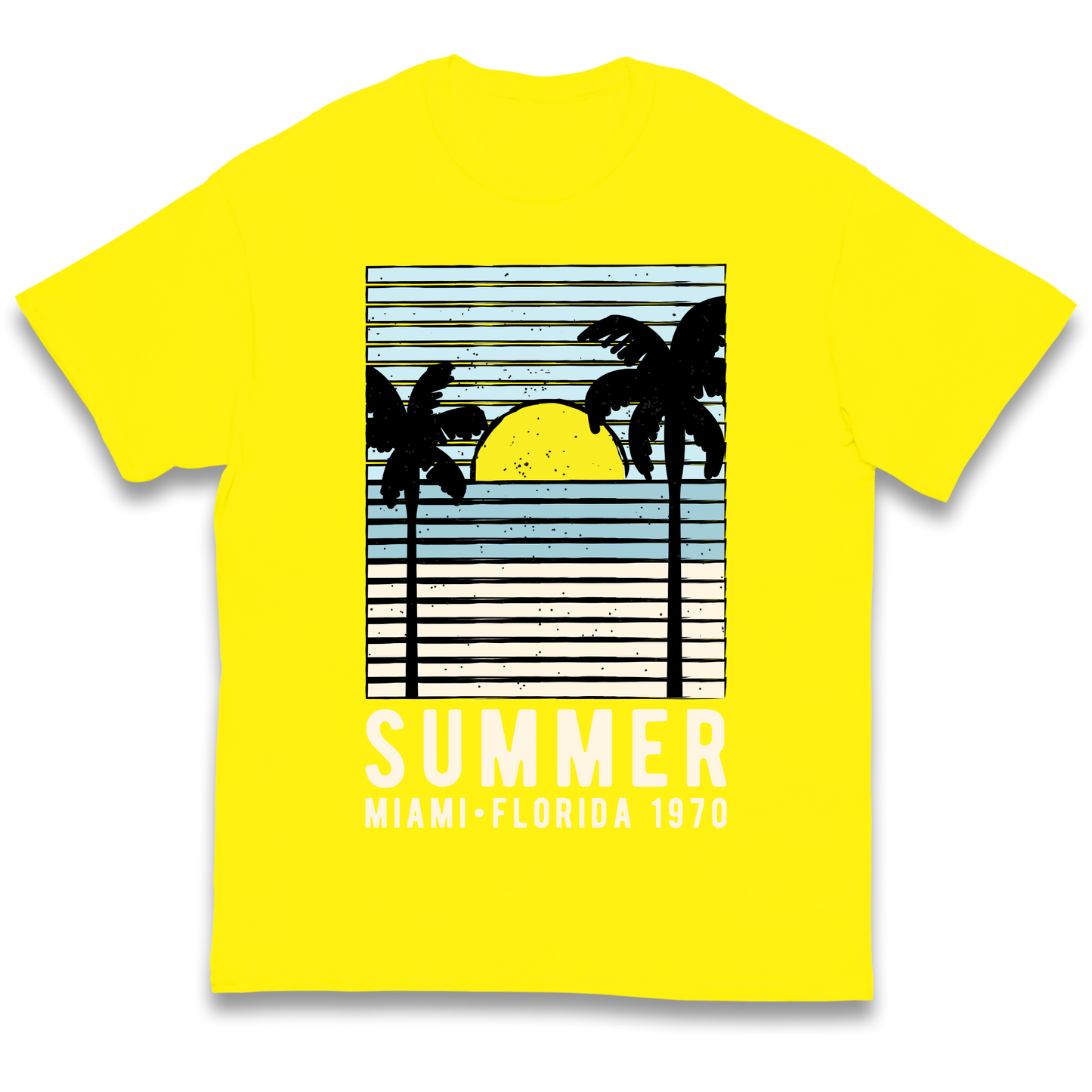 Summer Miami Florida 1970 kids t shirt