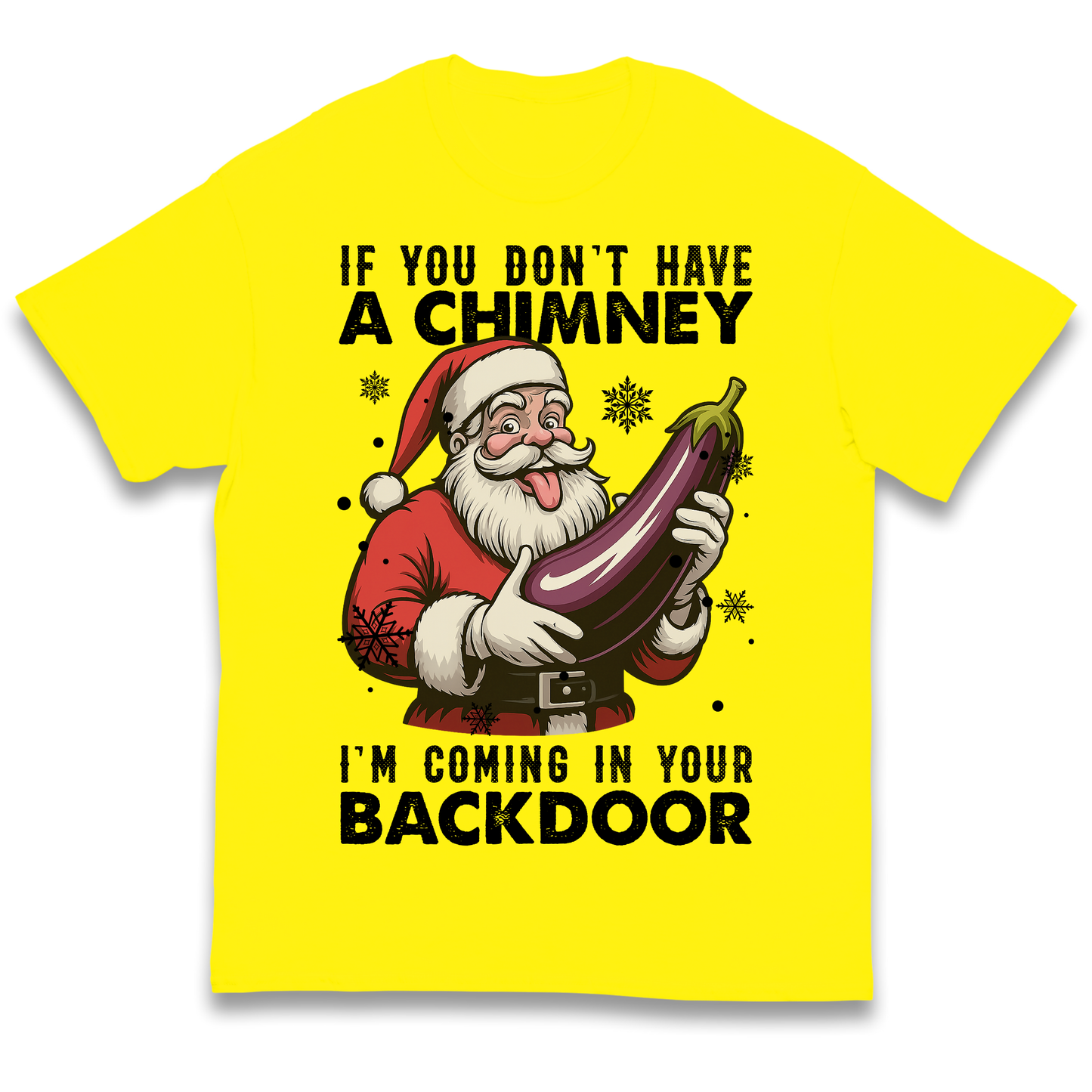 Santa Back Door Kids T Shirt