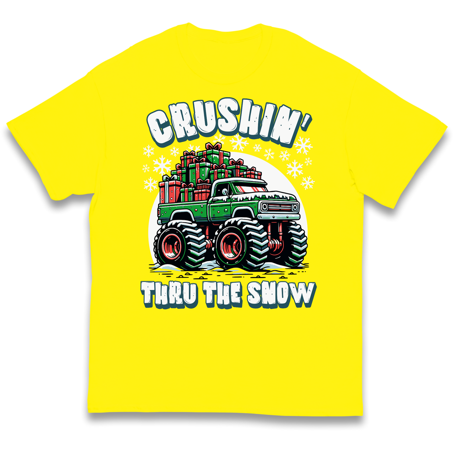Crushin Thru The Snow kids t shirt