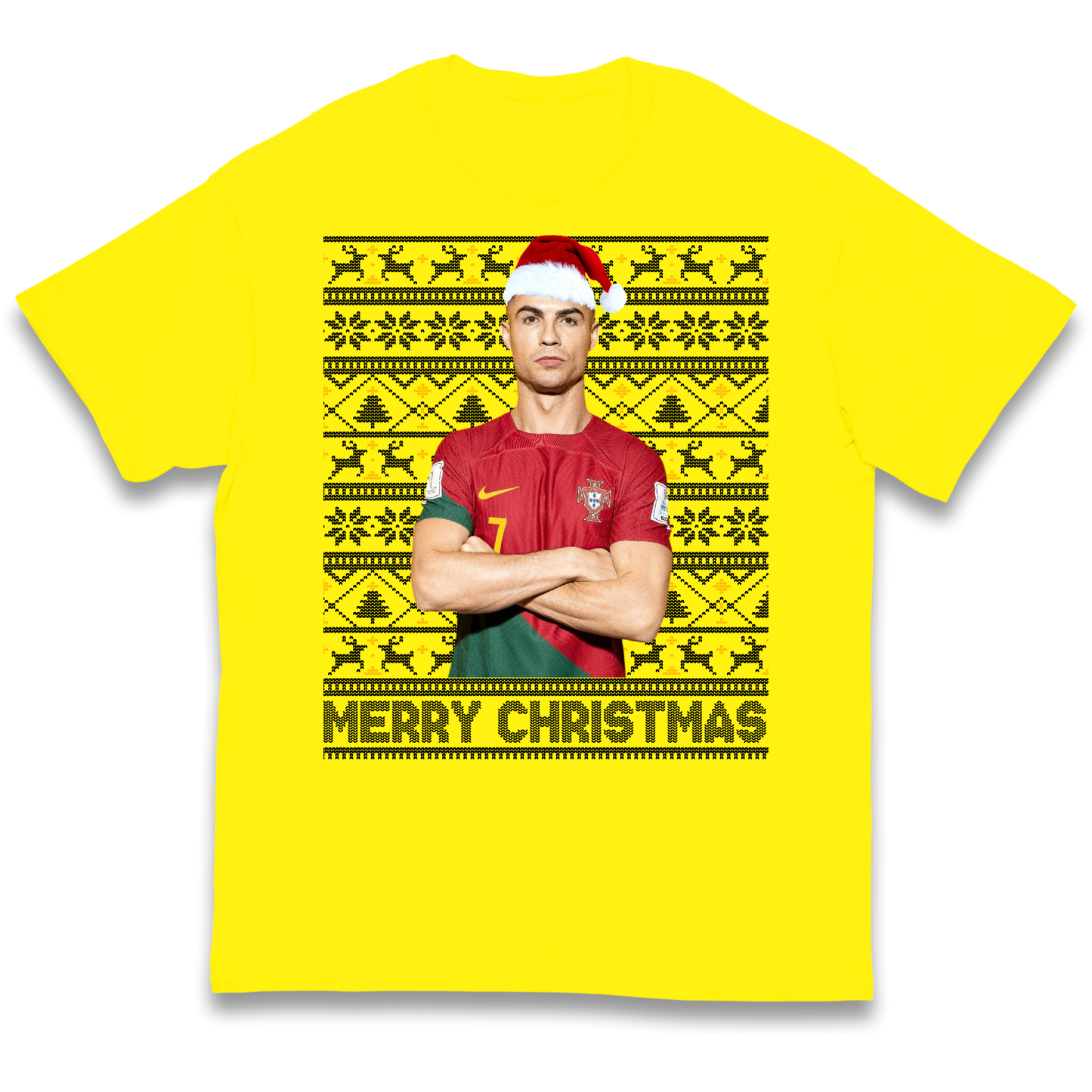 Merry Christmas Ronaldo kids t shirt