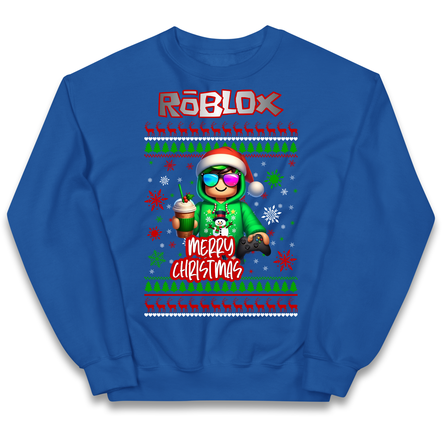 Roblox Merry Christmas Kids Jumper