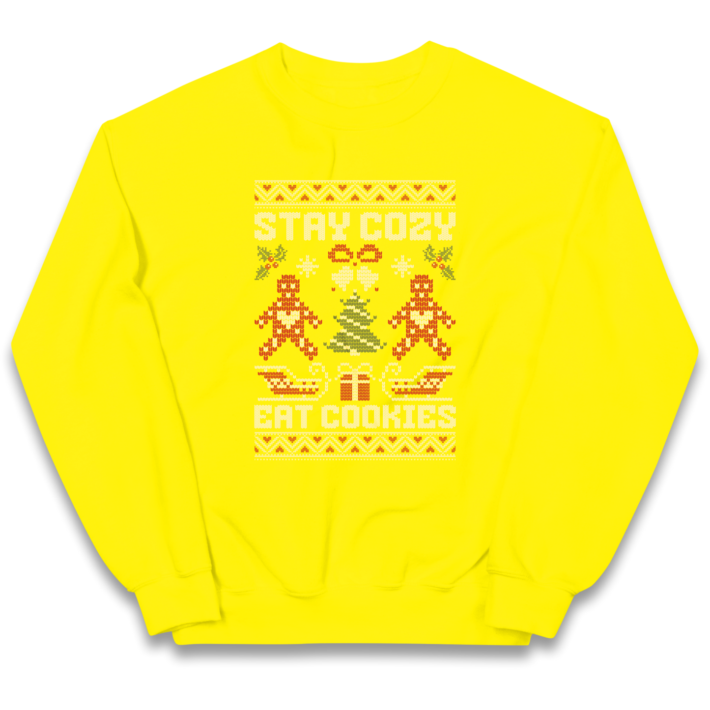 Stay Cozy Eat Cookies Christmas kids sweatshirt