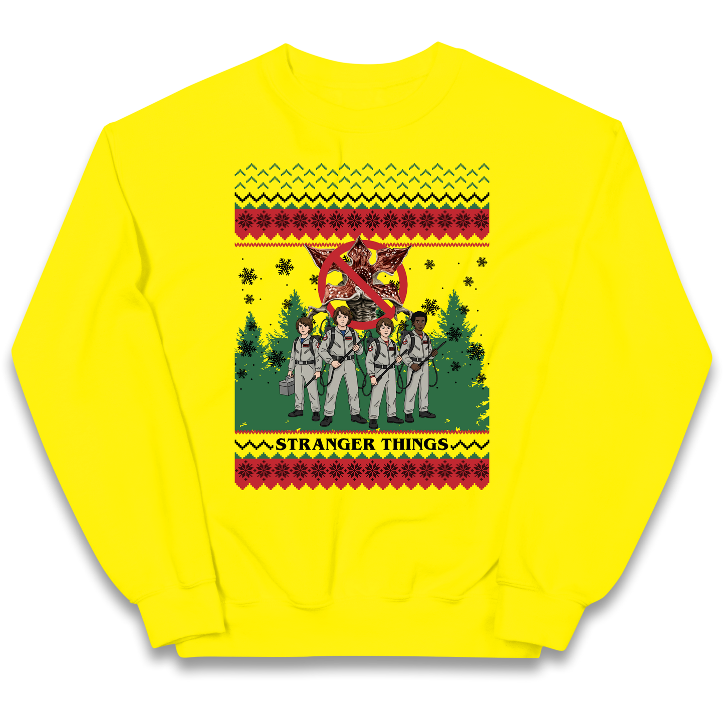 Stranger Things Demogorgon Christmas Kids Jumper