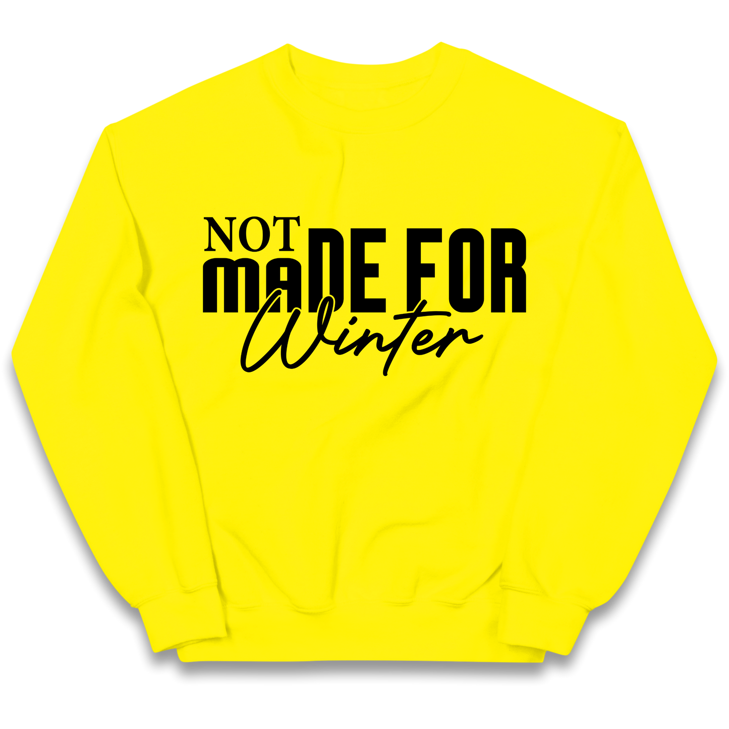 Not Made For Winter Christmas kids sweatshirt