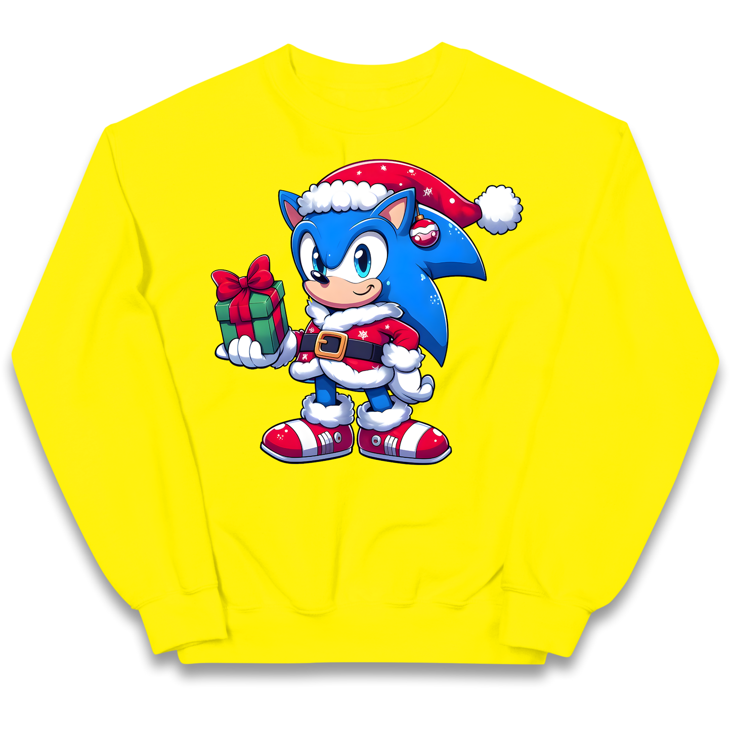 Sonic The Hedgehog Santa kids sweatshirt