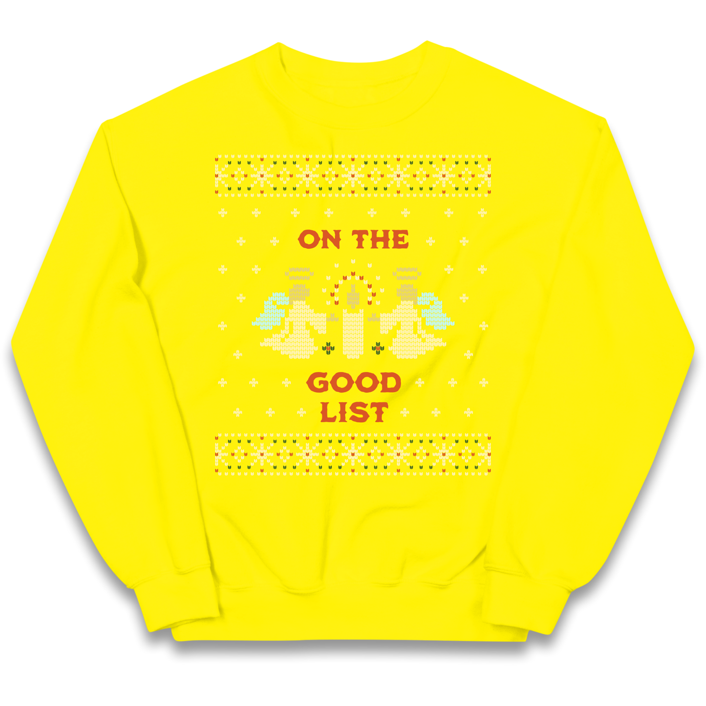 On The Good List Christmas kids sweatshirt