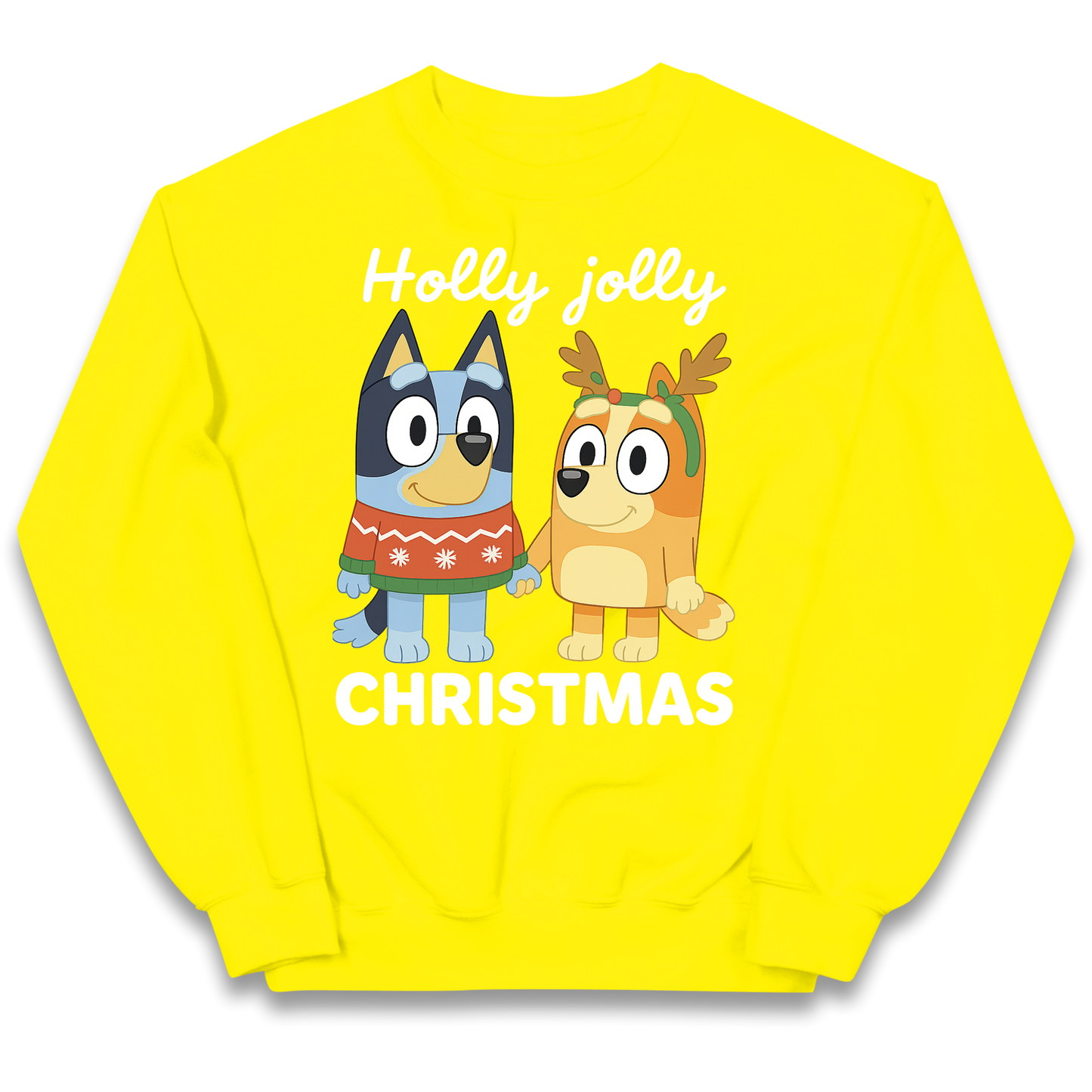 Kids Bluey Christmas Sweater