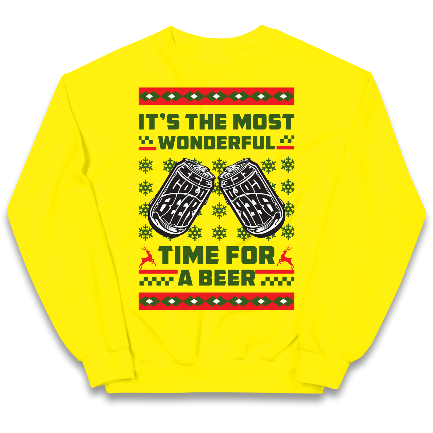 Its The Most Wonderful Time For A Beer Christmas kids sweatshirt