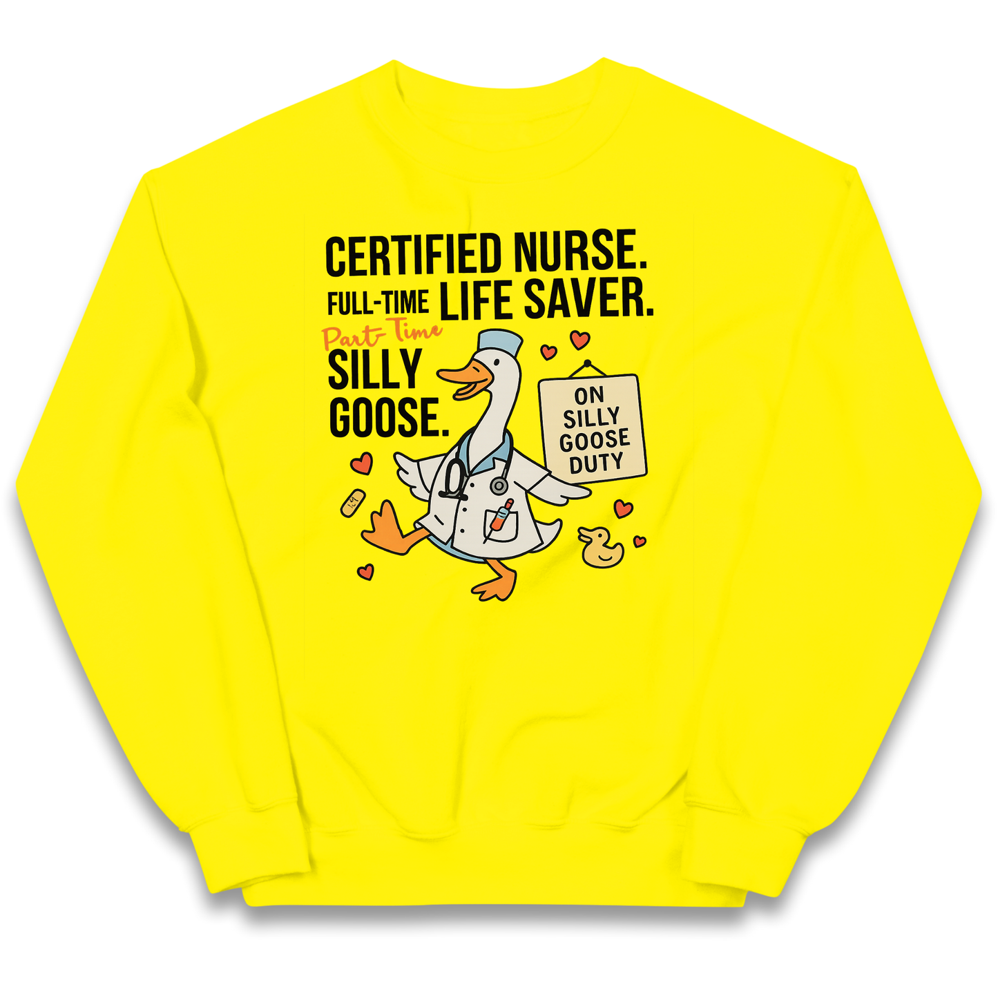 Full Time Nurse Part Time Silly Goose kids sweatshirt
