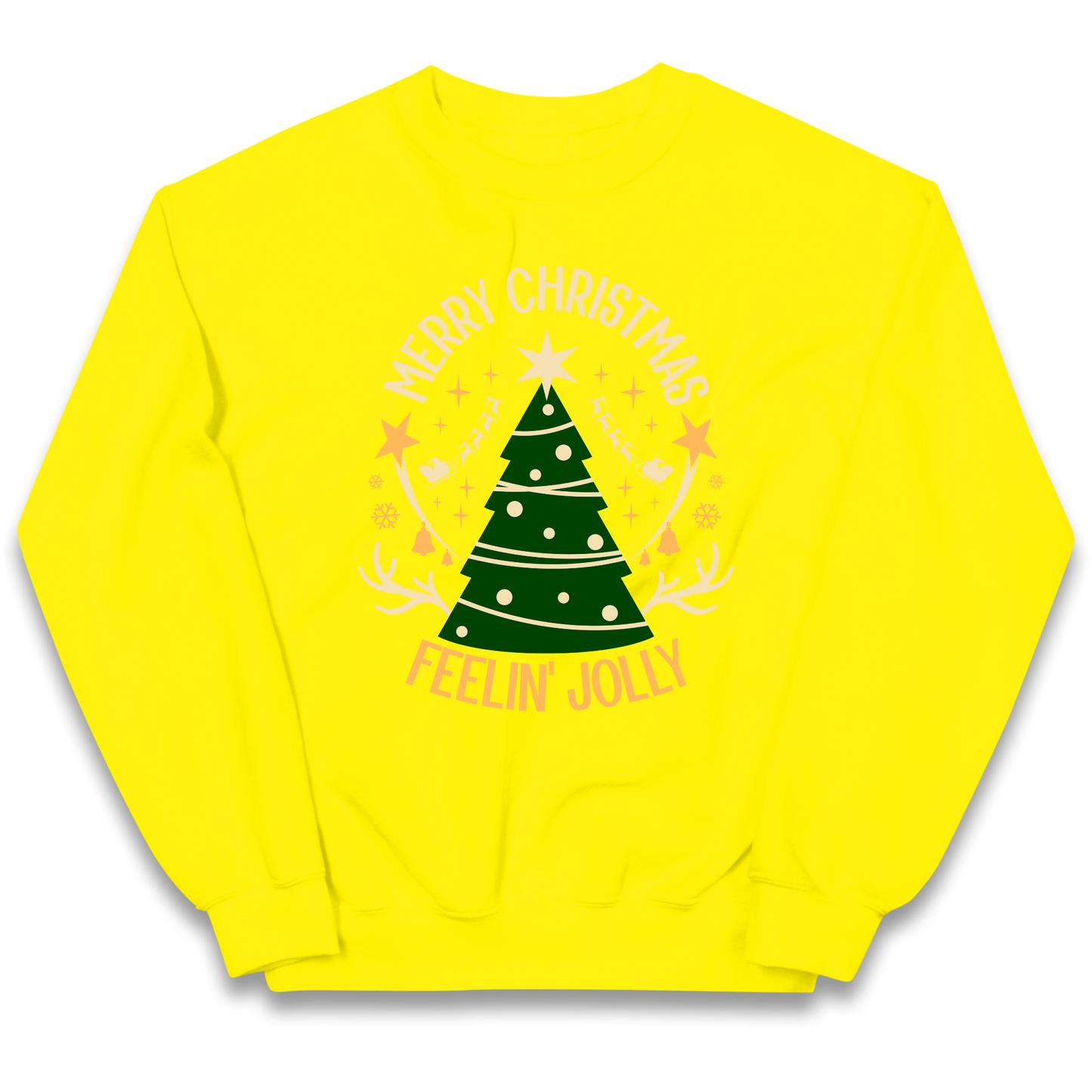 Merry Christmas Feeling Jolly Christmas kids sweatshirt