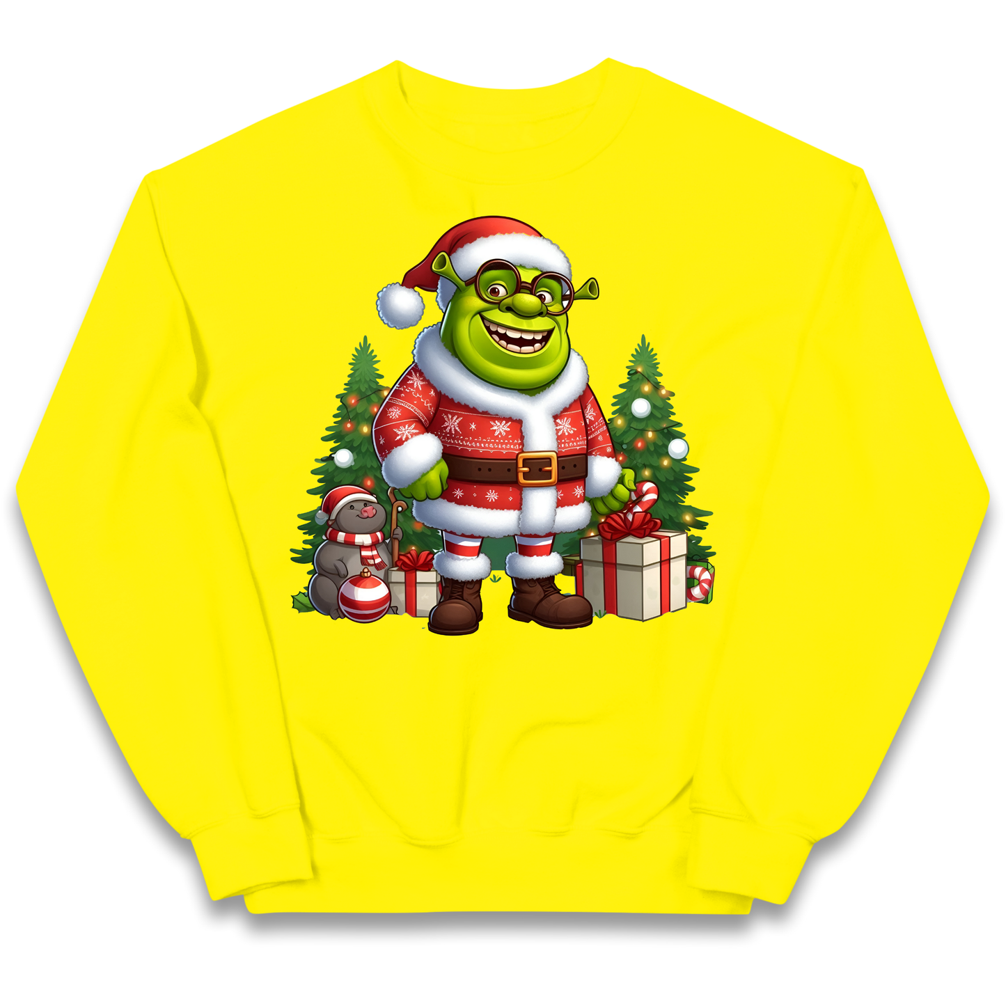 Shrek Santa Claus Presents kids sweatshirt