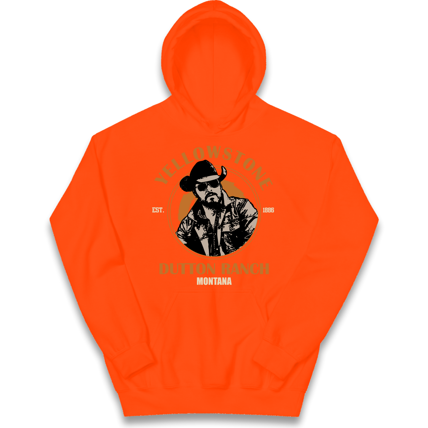 Yellowstone Dutton Ranch Montana Kids Hoodie