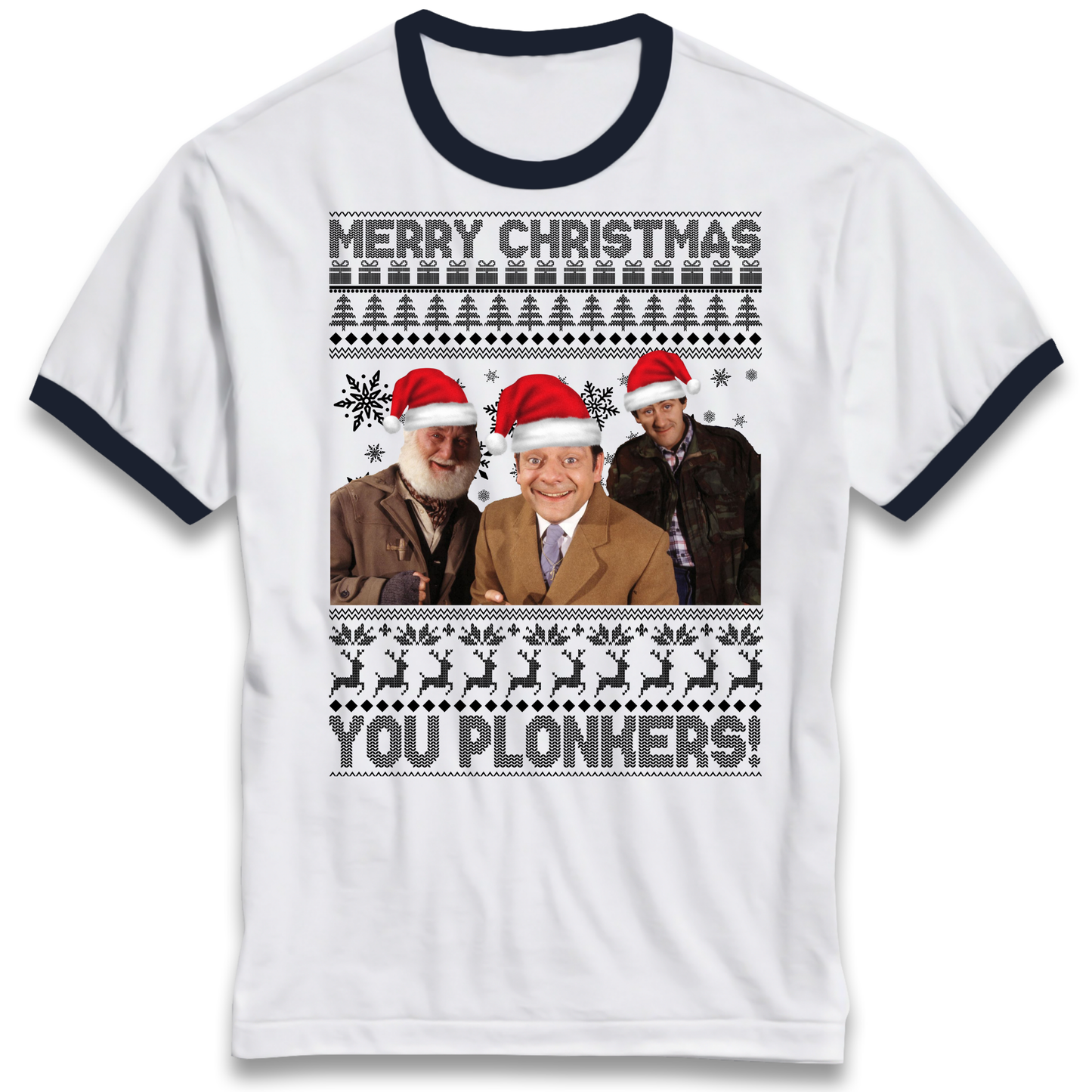 Plonkers Christmas Ringer T Shirt