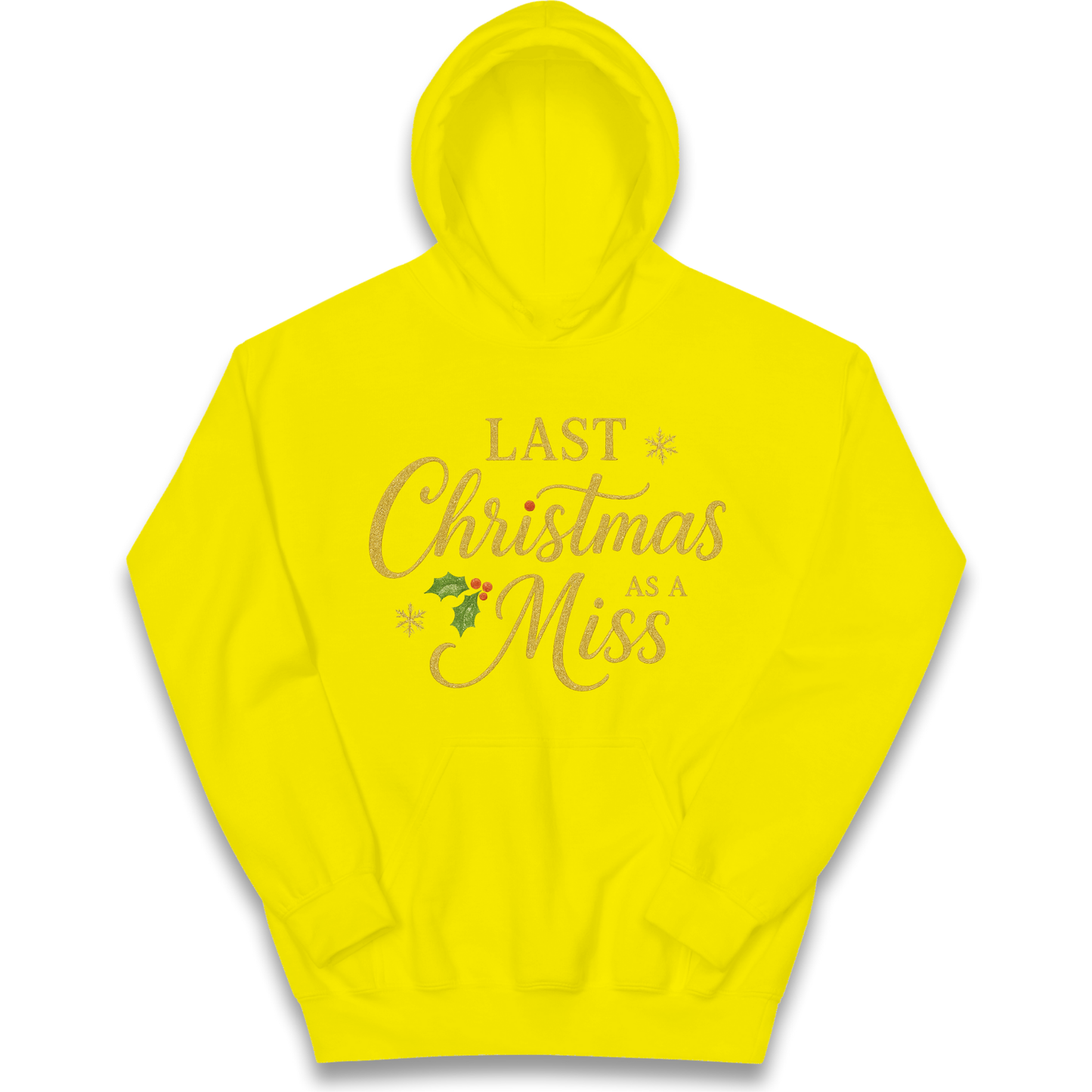 Last Christmas as a Miss kids hoodie