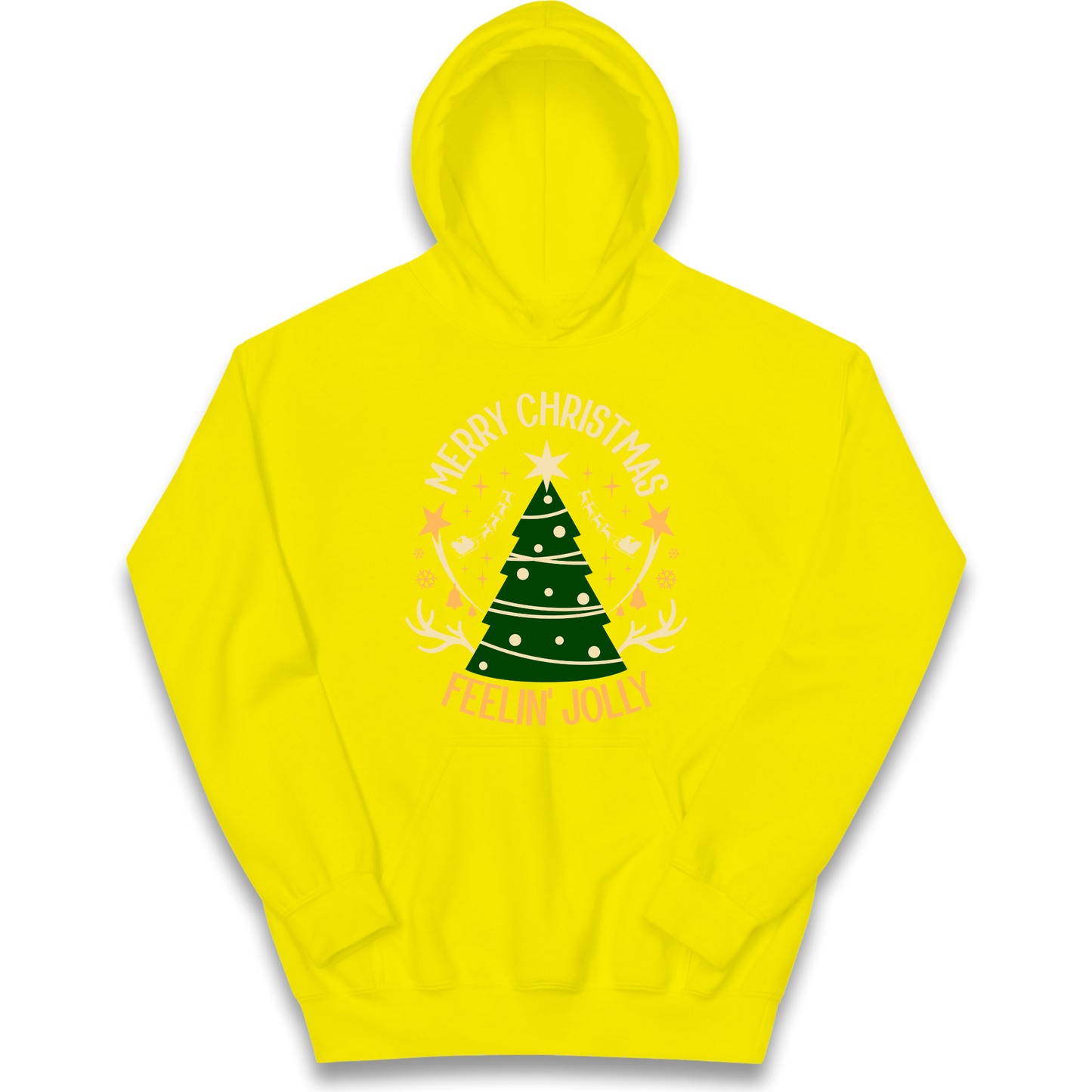 Merry Christmas Feeling Jolly Christmas kids hoodie