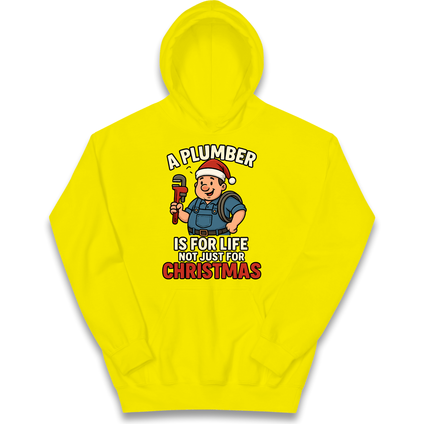 Plumber Christmas Kids Hoodie