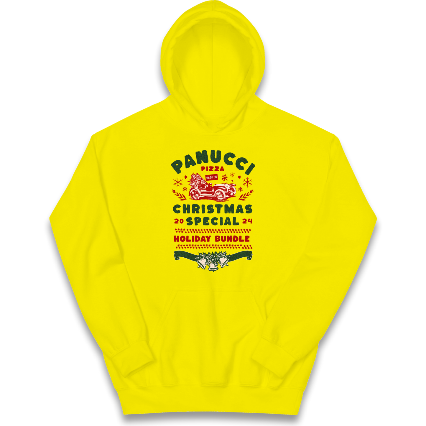 Panucci Pizza Christmas Special Christmas kids hoodie
