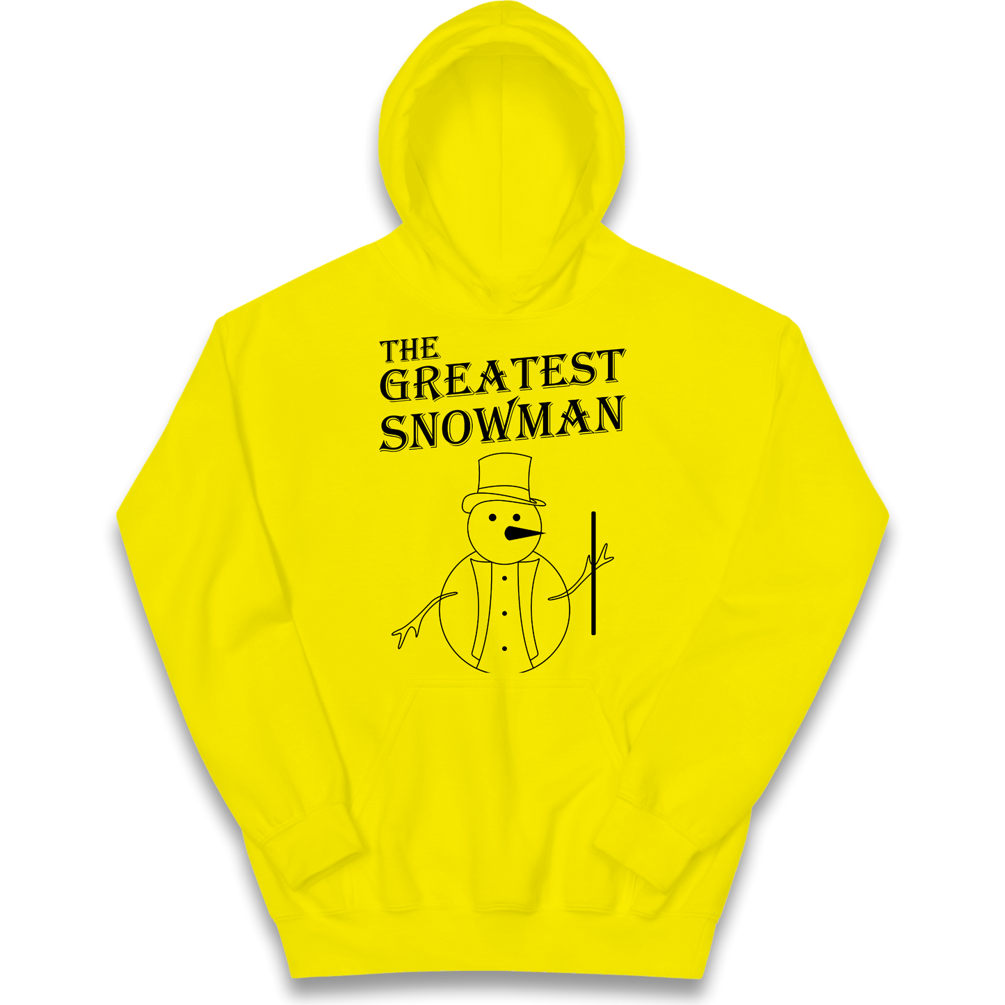 The Greatest Snowman Christmas kids hoodie