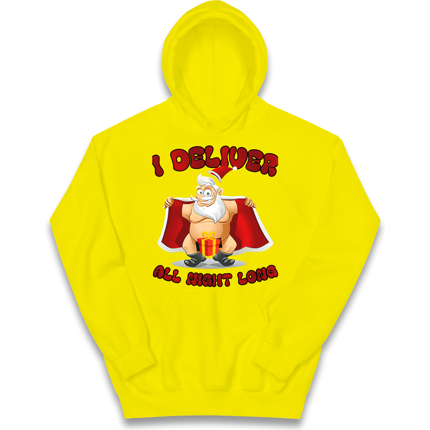 Santa Claus I Deliver All Night Long Christmas kids hoodie
