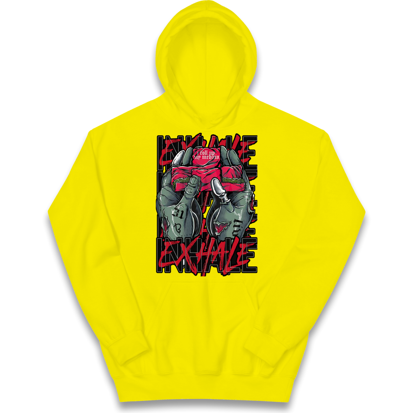 Inhale Exhale kids hoodie