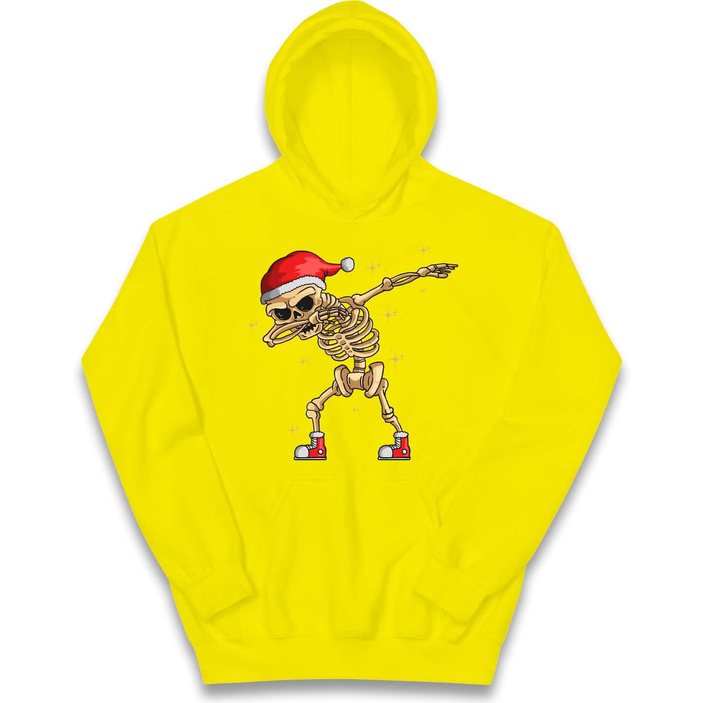 Santa Skellington Dabbing Christmas kids hoodie