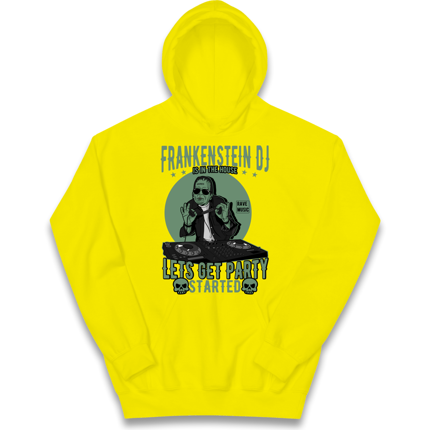 Frankenstein DJ kids hoodie