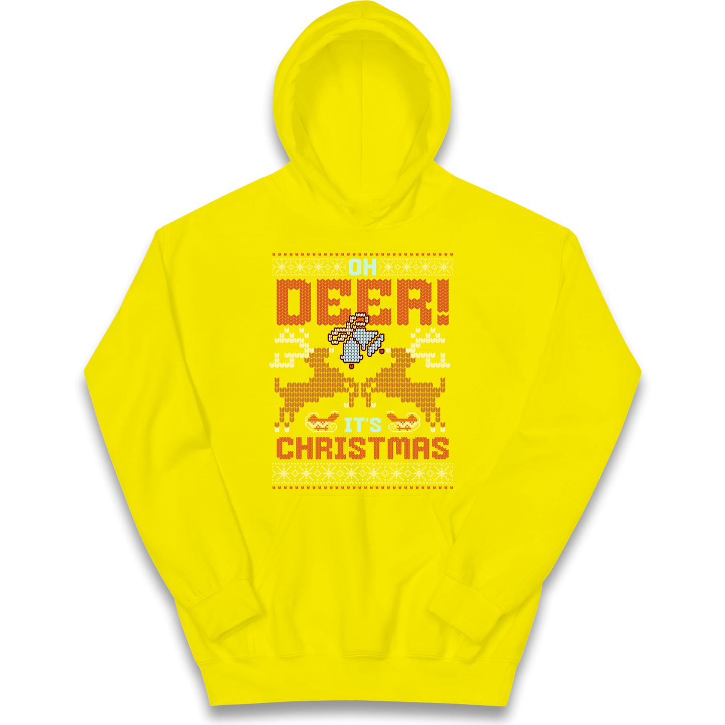 Oh Deer its Christmas kids hoodie