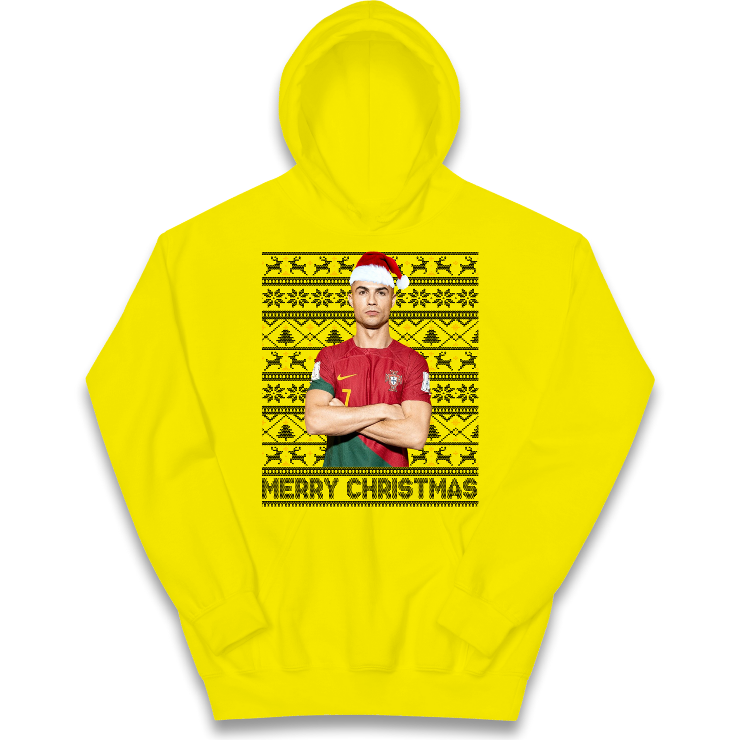 Merry Christmas Ronaldo kids hoodie