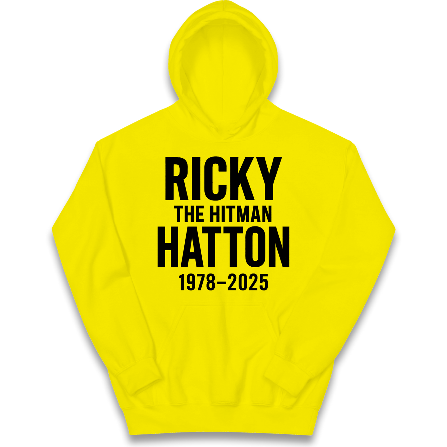 Ricky The Hitman Hatton 1978 2025 kids hoodie