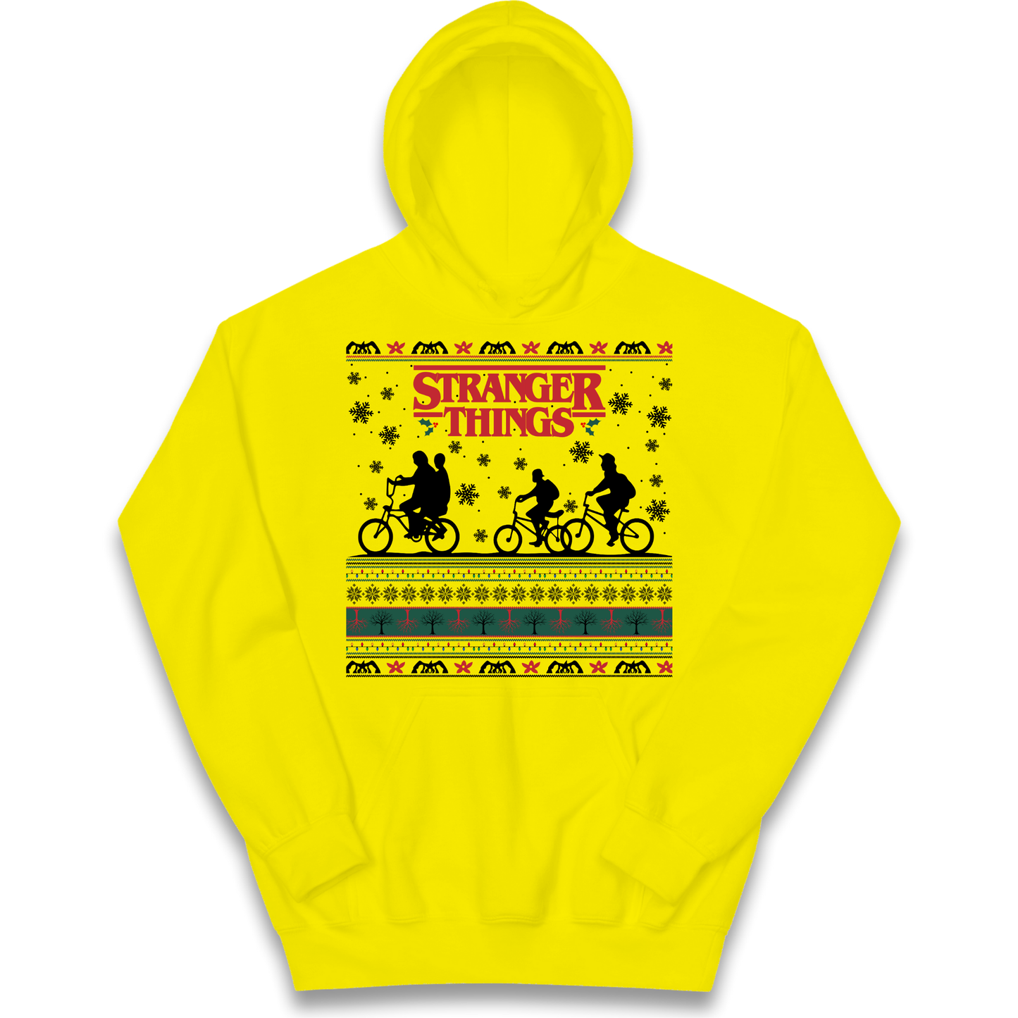 Stranger Things Christmas kids hoodie