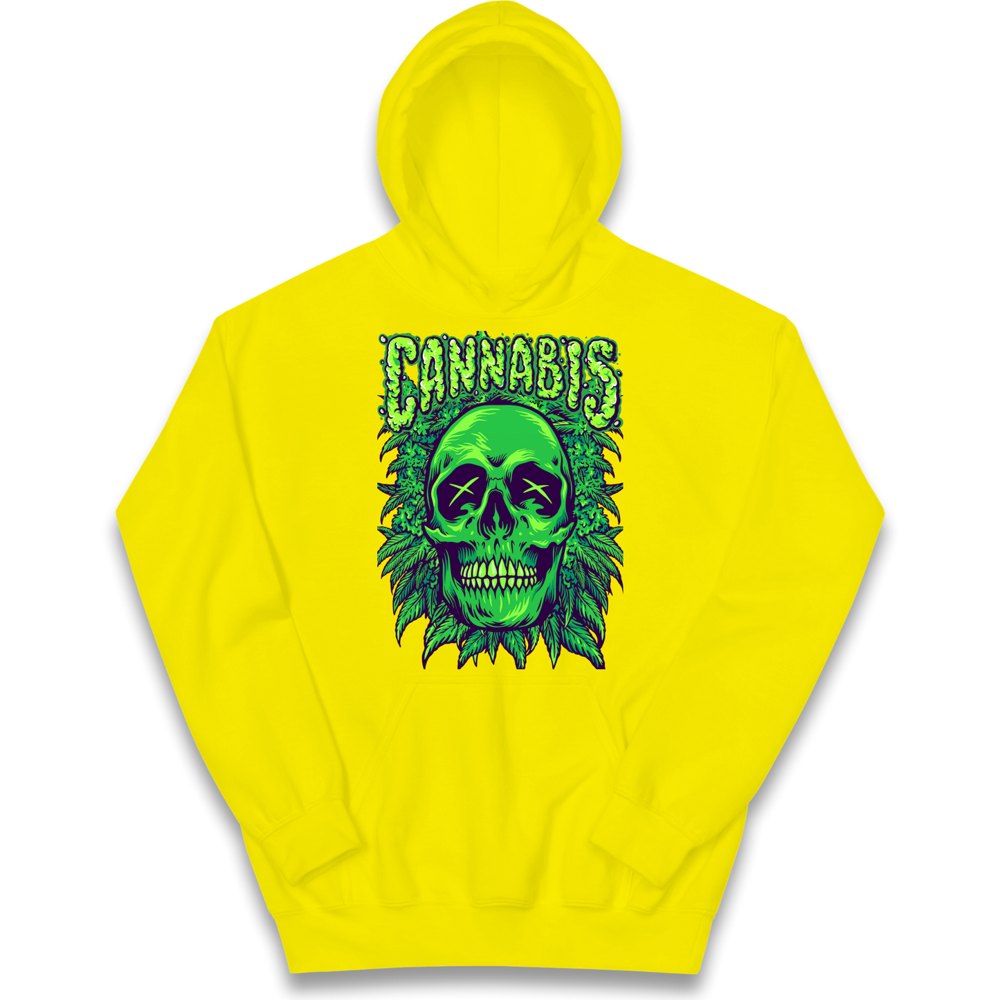 Cannabis Skull kids hoodie