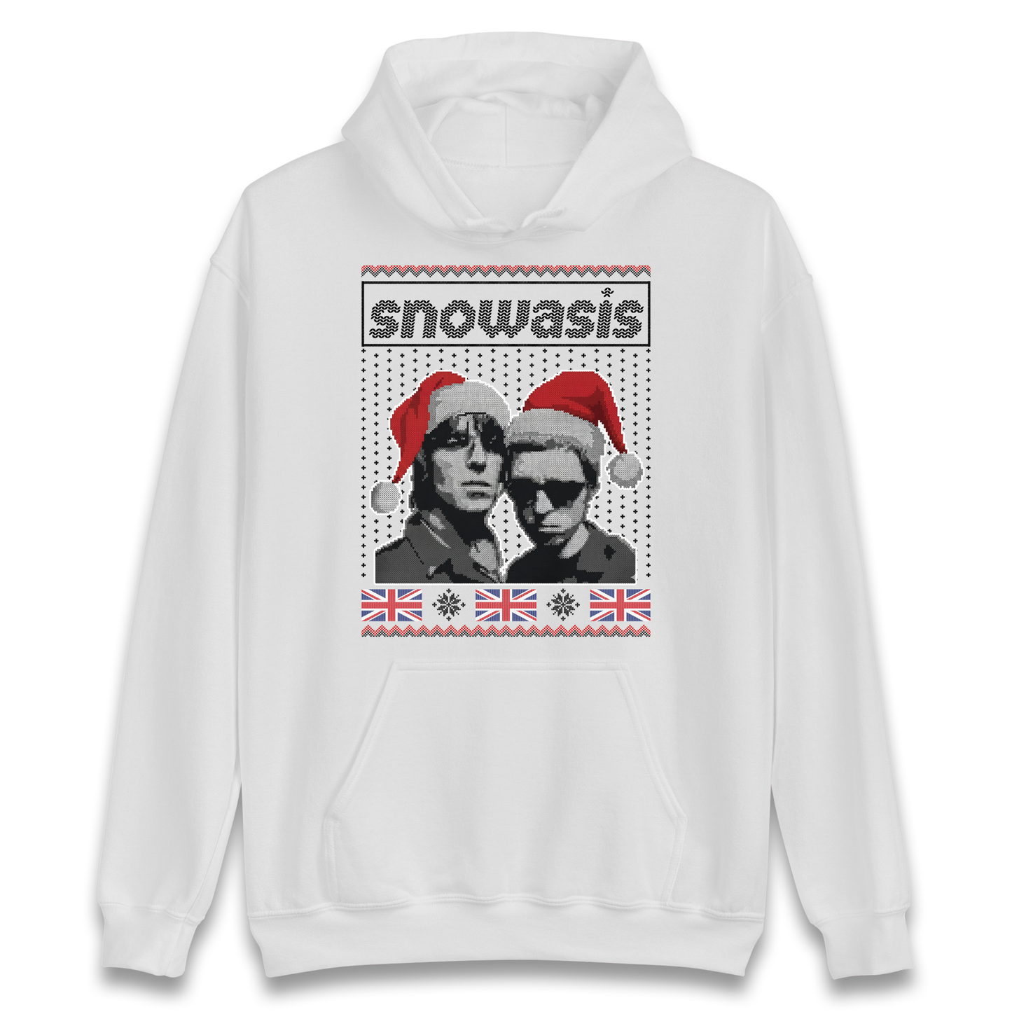Snowasis Union Jack Christmas Hoodie