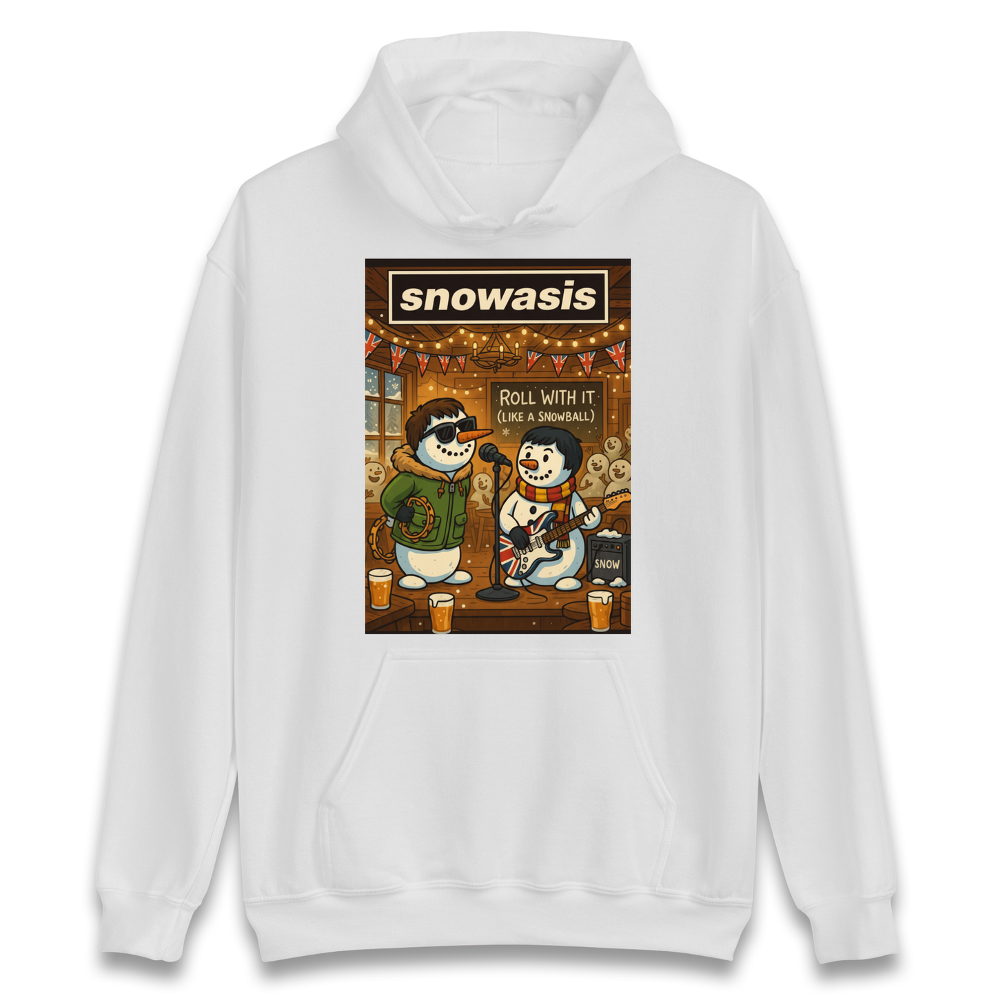 Snowasis Roll Christmas Hoodie
