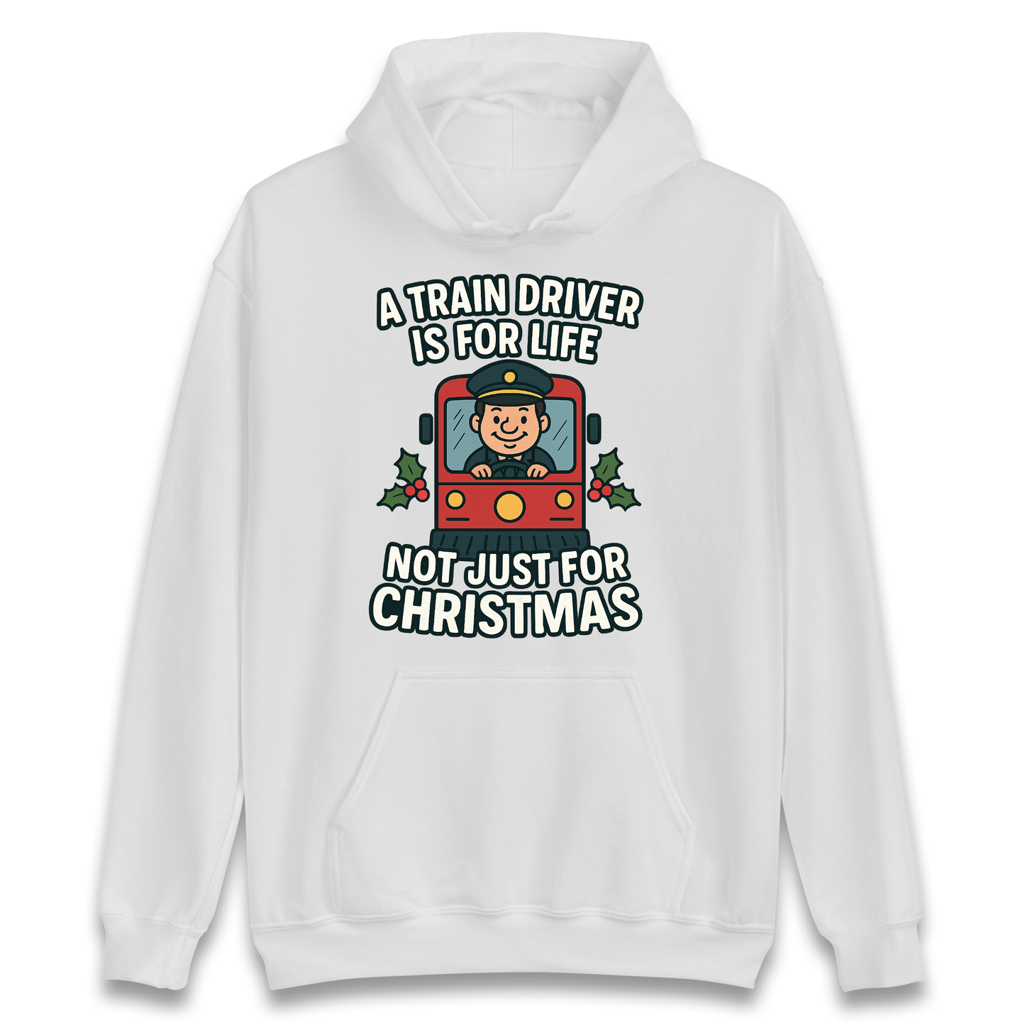Train Driver Christmas Hoodie