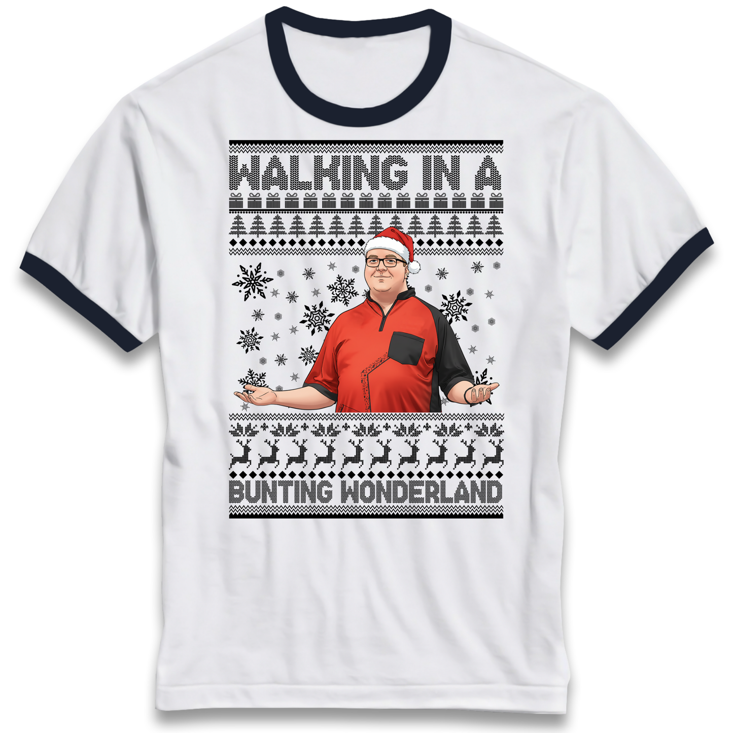 Bunting Wonderland Ringer T Shirt